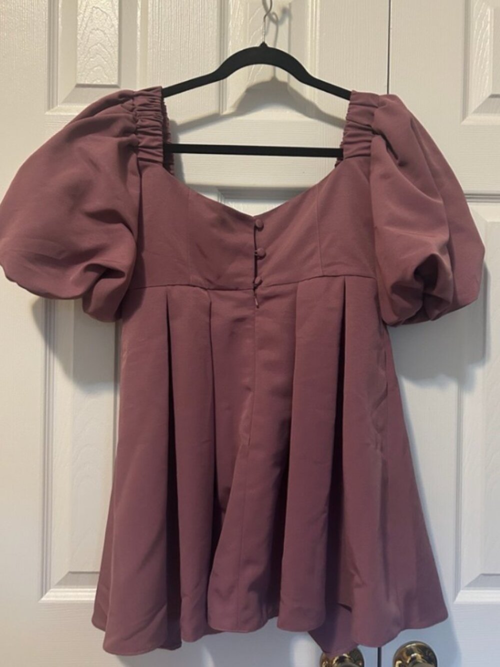 Purple Baby Doll Dress